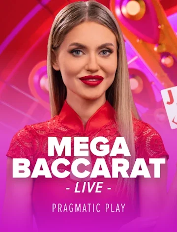 Mega Baccarat live table by Pragmatic Play Live at SpinBoss Casino
